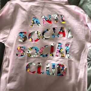 Anti social social x bt21 club hoodie
